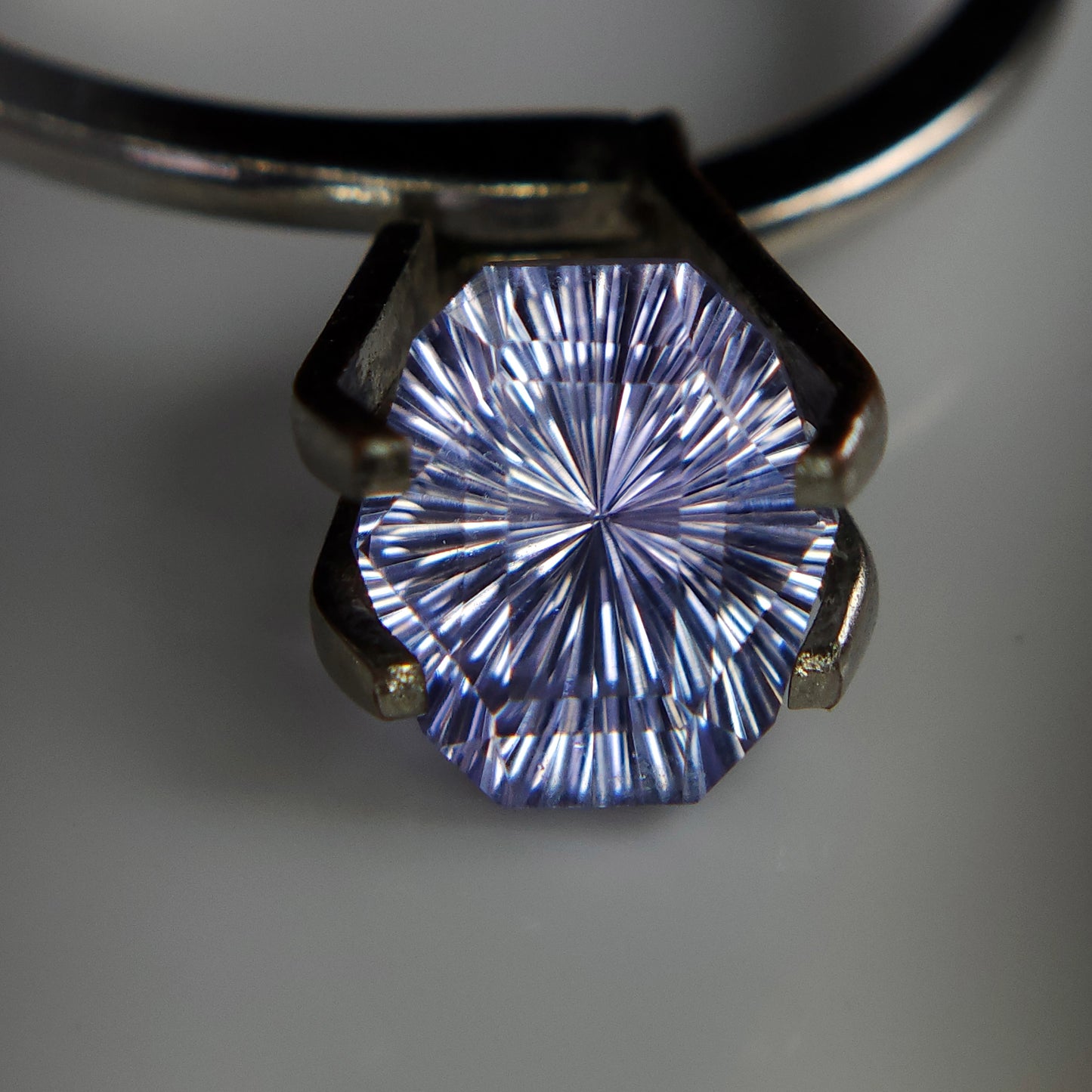 Natural Light Blue Tanzanite Hexagon 7.3mm,1.45ct Fancy Cut Tanzanite Gem, Violet Blue December Birthstone, Tanzanite for Jewelry Making.