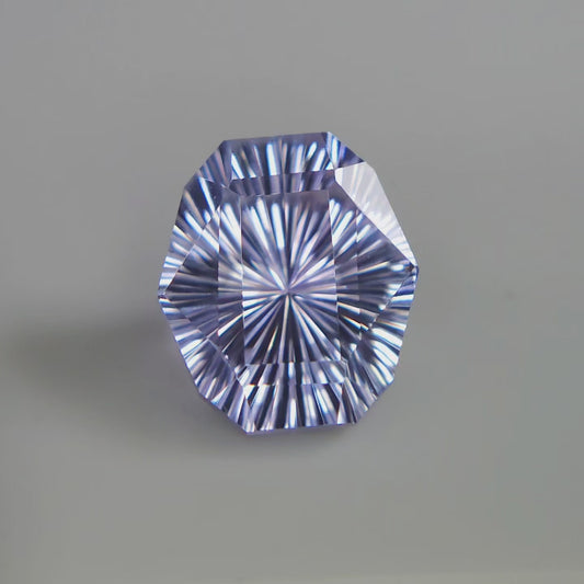 Natural Light Blue Tanzanite Hexagon 7.3mm,1.45ct Fancy Cut Tanzanite Gem, Violet Blue December Birthstone, Tanzanite for Jewelry Making.